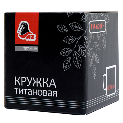 Кружка NZ TM-600FH 600 мл титан