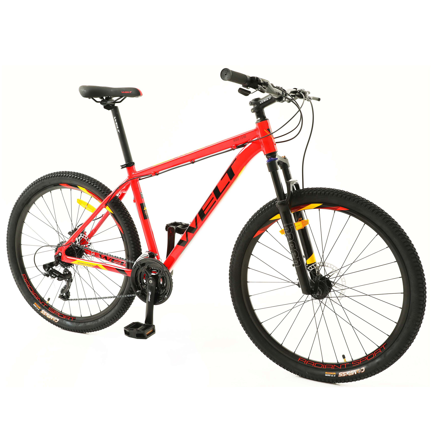 Велосипед Welt Ridge 1.0 HD 27 2022 Carrot Red