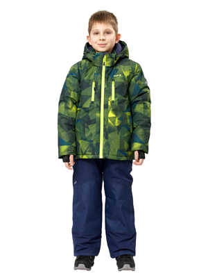Куртка горнолыжная детская Kamik Walker Torrent2 Green/Yellow