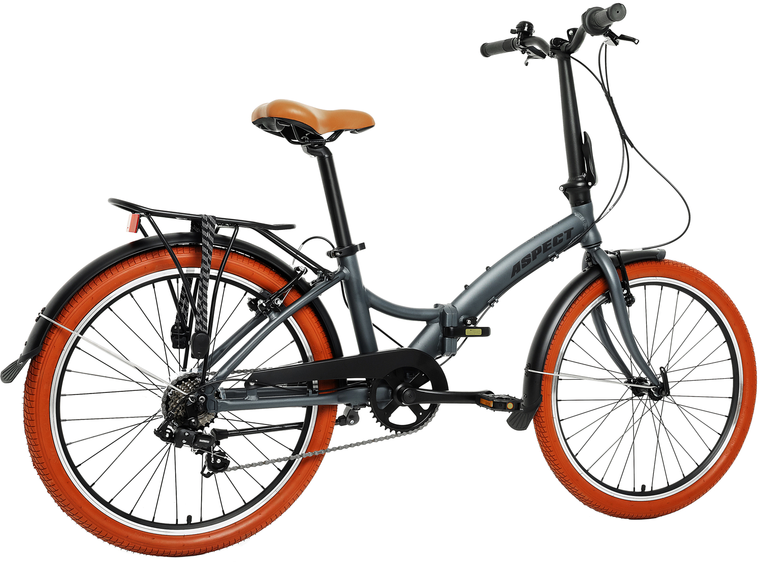 Велосипед Aspect Komodo 7 24 2022 Серый/Темно-синий