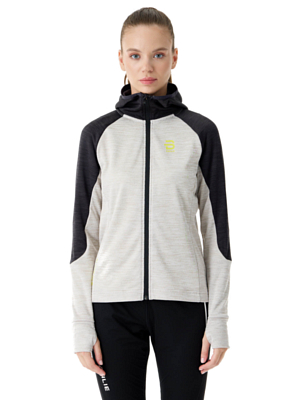 Джемпер Bjorn Daehlie Full Zip Active Wmn Quiet Grey