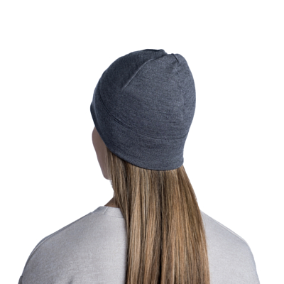 Шапка Buff Merino Midweight Hat Melange Light Grey
