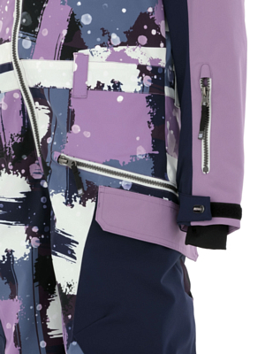 Комбинезон сноубордический Rehall Livia-R-Jr. Camo Abstract Lavender