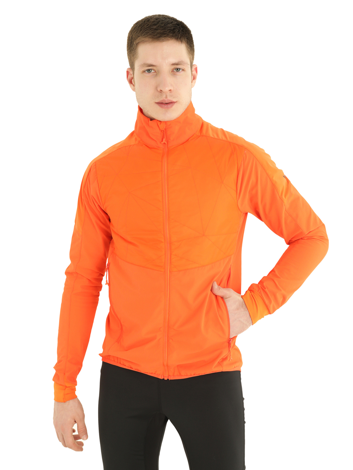 Куртка беговая SILVINI Corteno Orange