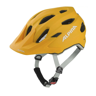 Велошлем ALPINA Carapax Junior Burned-Yellow Matt