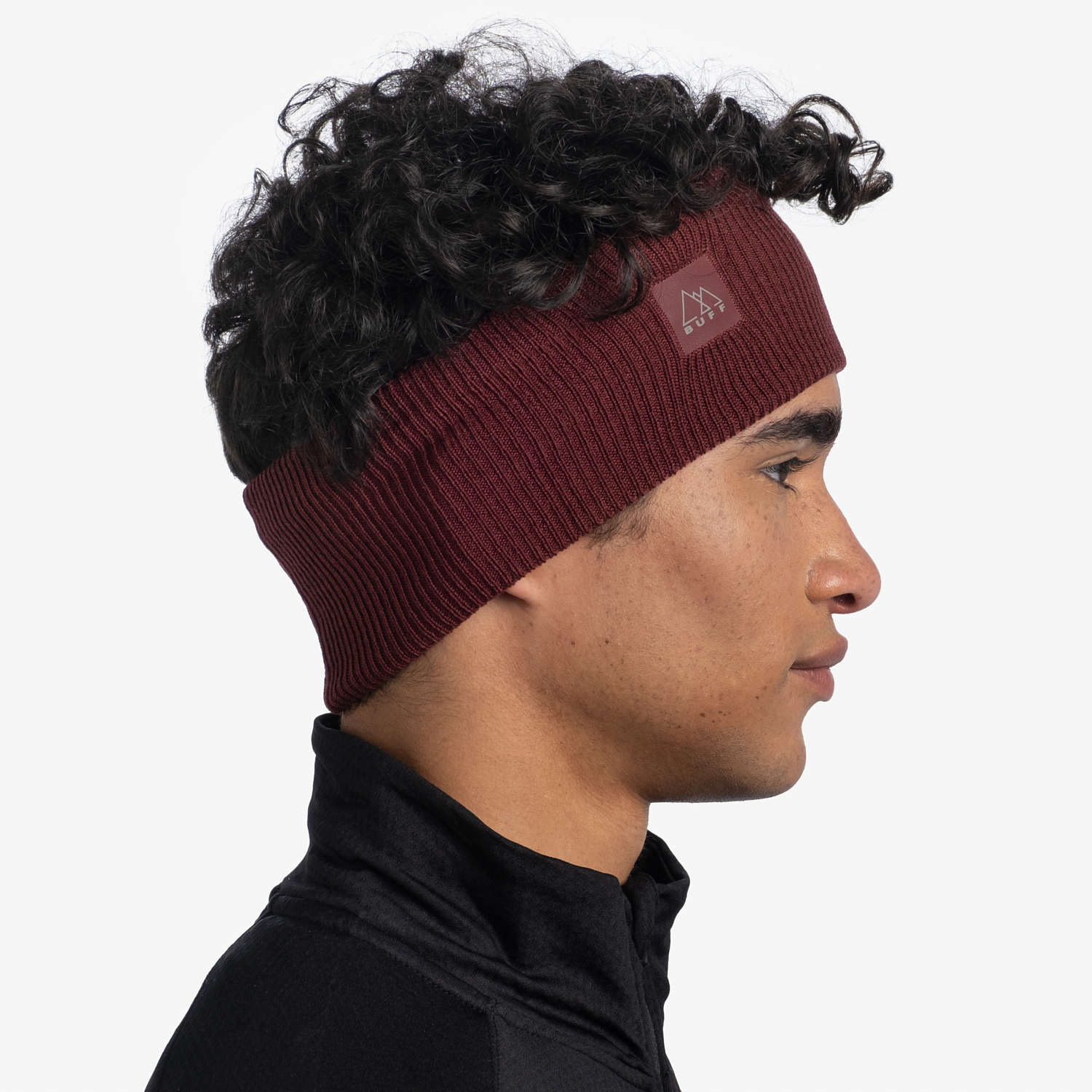 Повязка Buff CrossKnit Headband Solid Mahogany