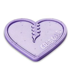 Наклейка на сноуборд CRABGRAB Mega Heart Lavender