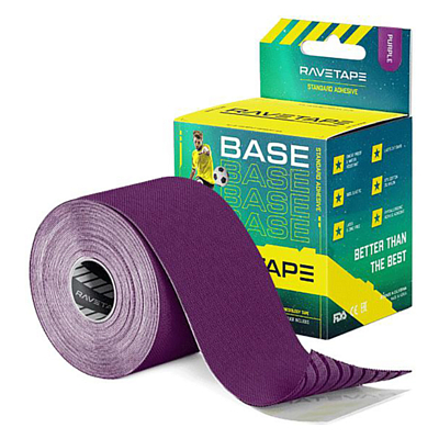 Кинезиотейп RaveTape Base 5×5 Purple