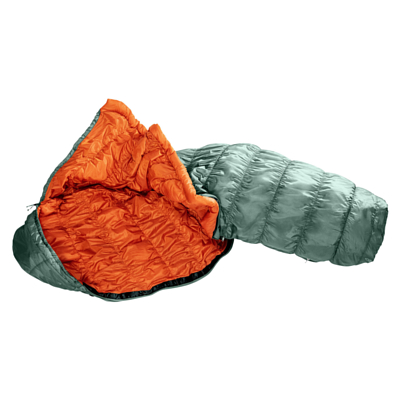 Спальник Deuter Exosphere +4° EL Left Sage/Paprika