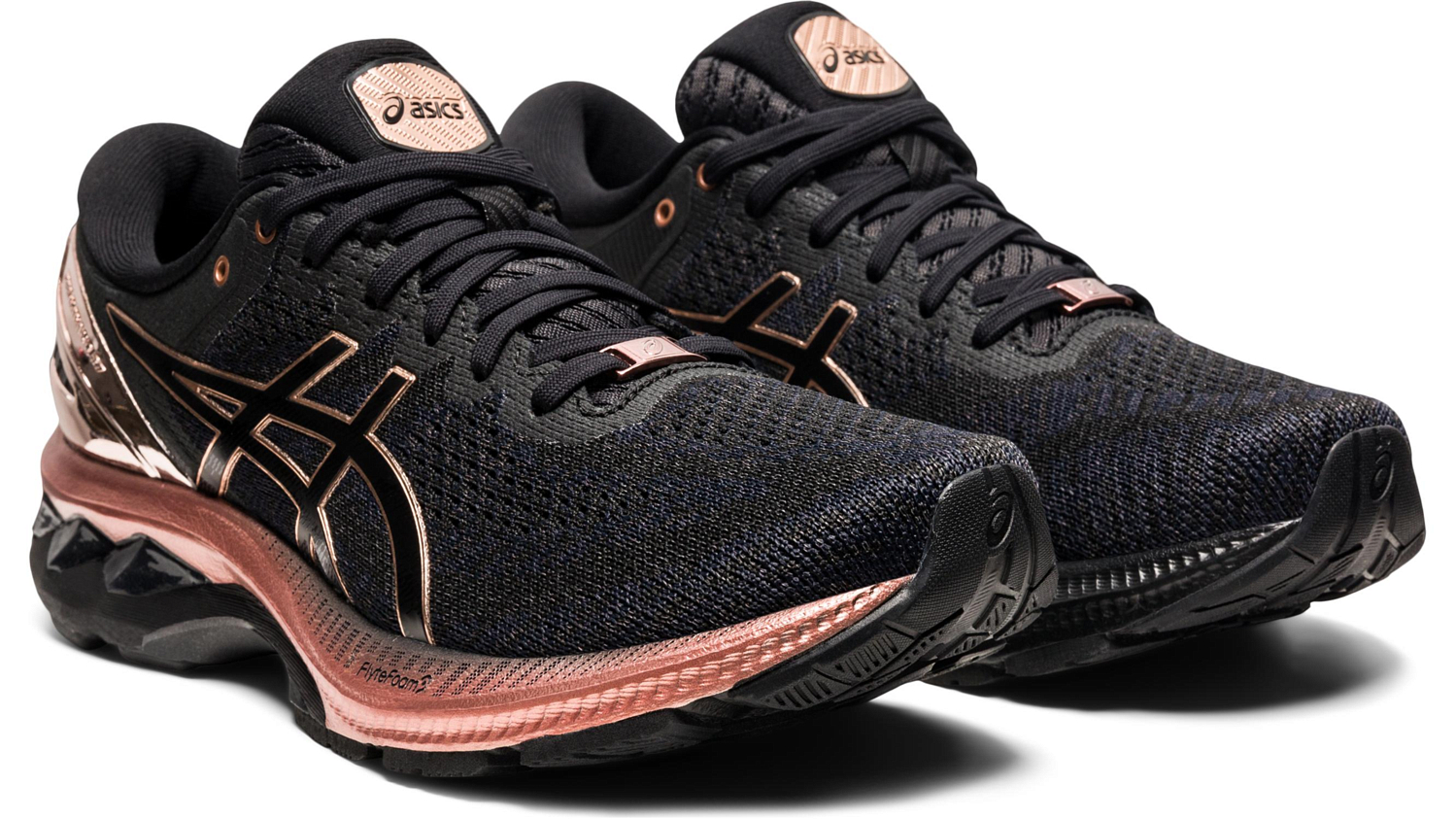 Кроссовки Asics Gel-Kayano 27 Platinum Black/Rose Gold