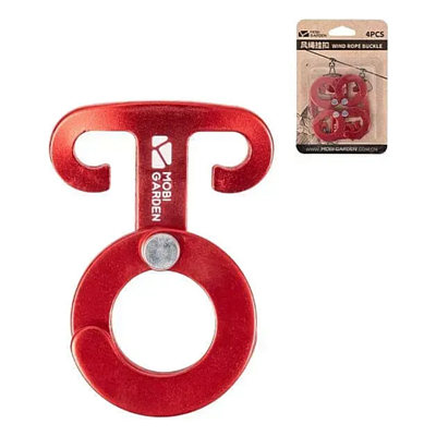 Карабин аксессуарный Mobi Garden Wind Rope Buckle Red
