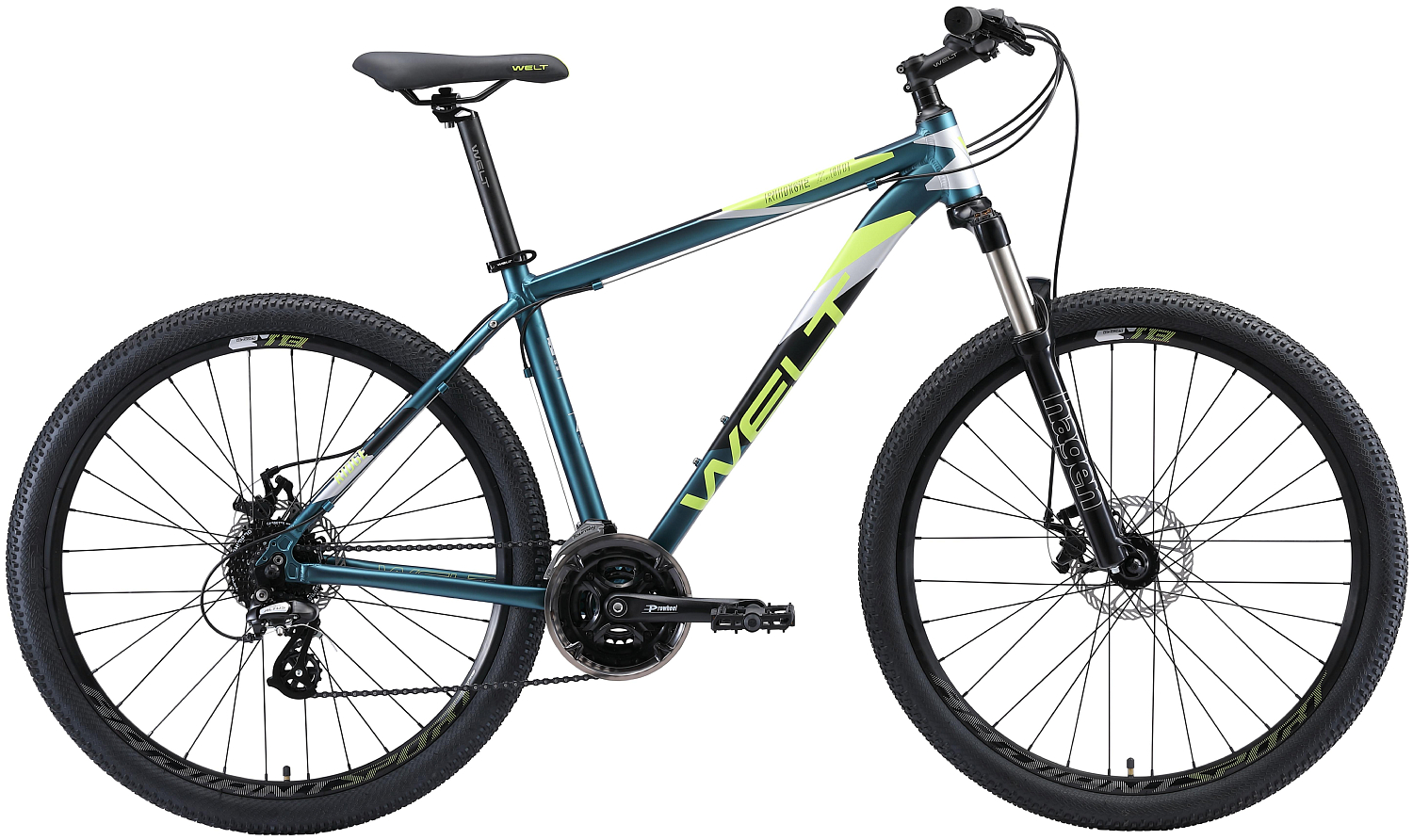 Велосипед Welt Ridge 2.0 D 27 2020 Marin Blue/Black/Green