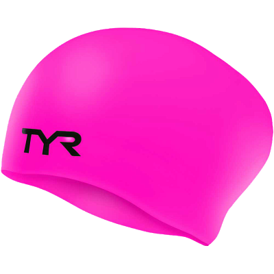 Шапочка для плавания TYR Wrinkle Free Silicone Cap Розовый