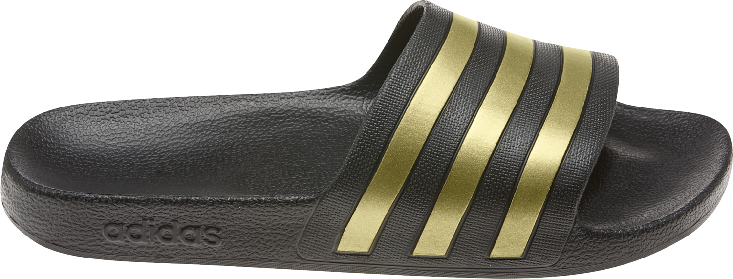 Сланцы Adidas Adilette Aqua Core Black/Gold Metallic/Core Black