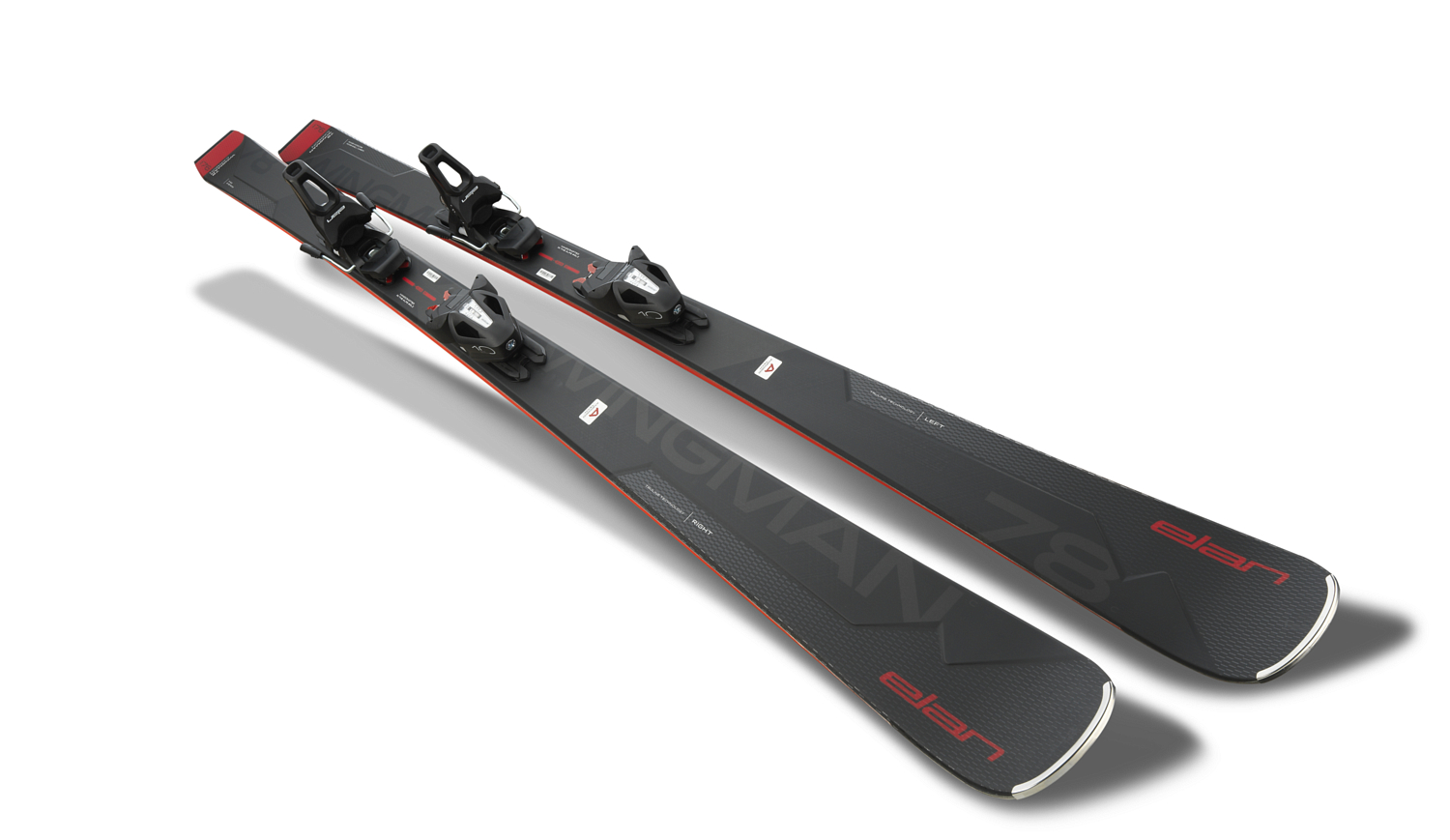 Горные лыжи с креплениями ELAN 2020-21 Wingman 78C PowerShift + EL 10 Shift Black/Red