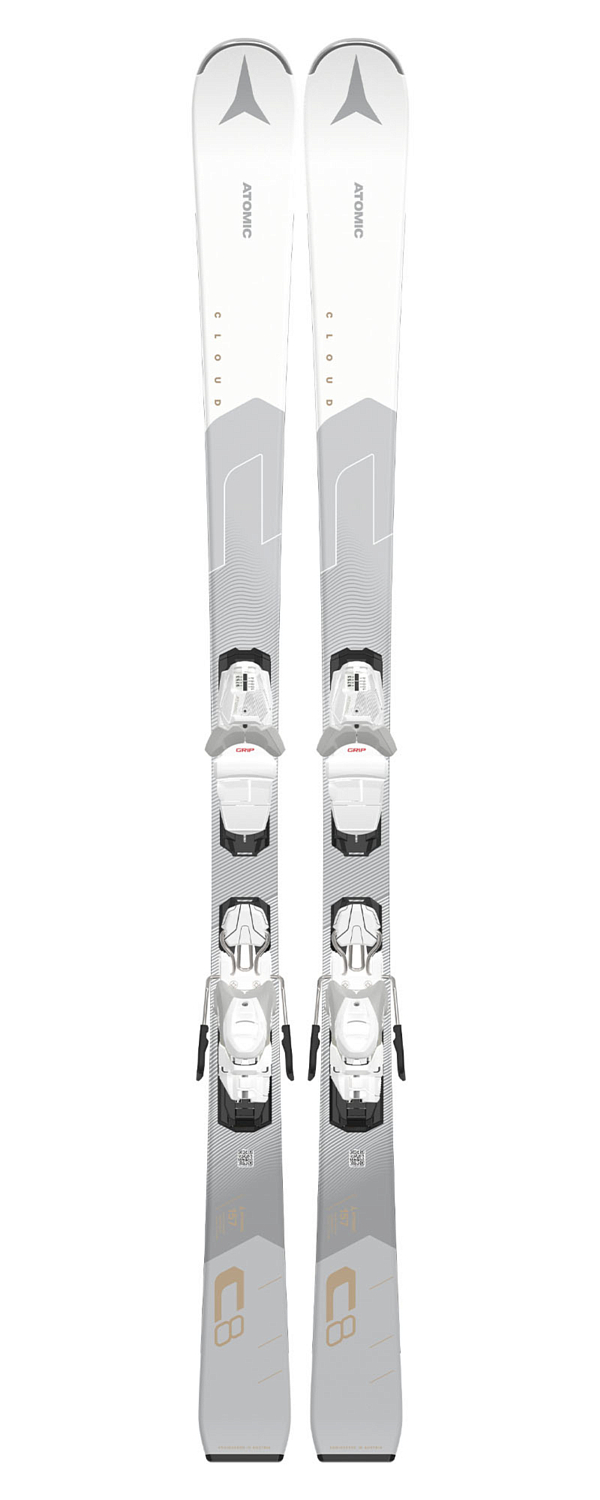 Горные лыжи с креплениями ATOMIC CLOUD C8 + M 10 GW White/Grey