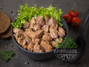 Туристическое питание Кронидов Свинина тушеная, высший сорт 325 гр.