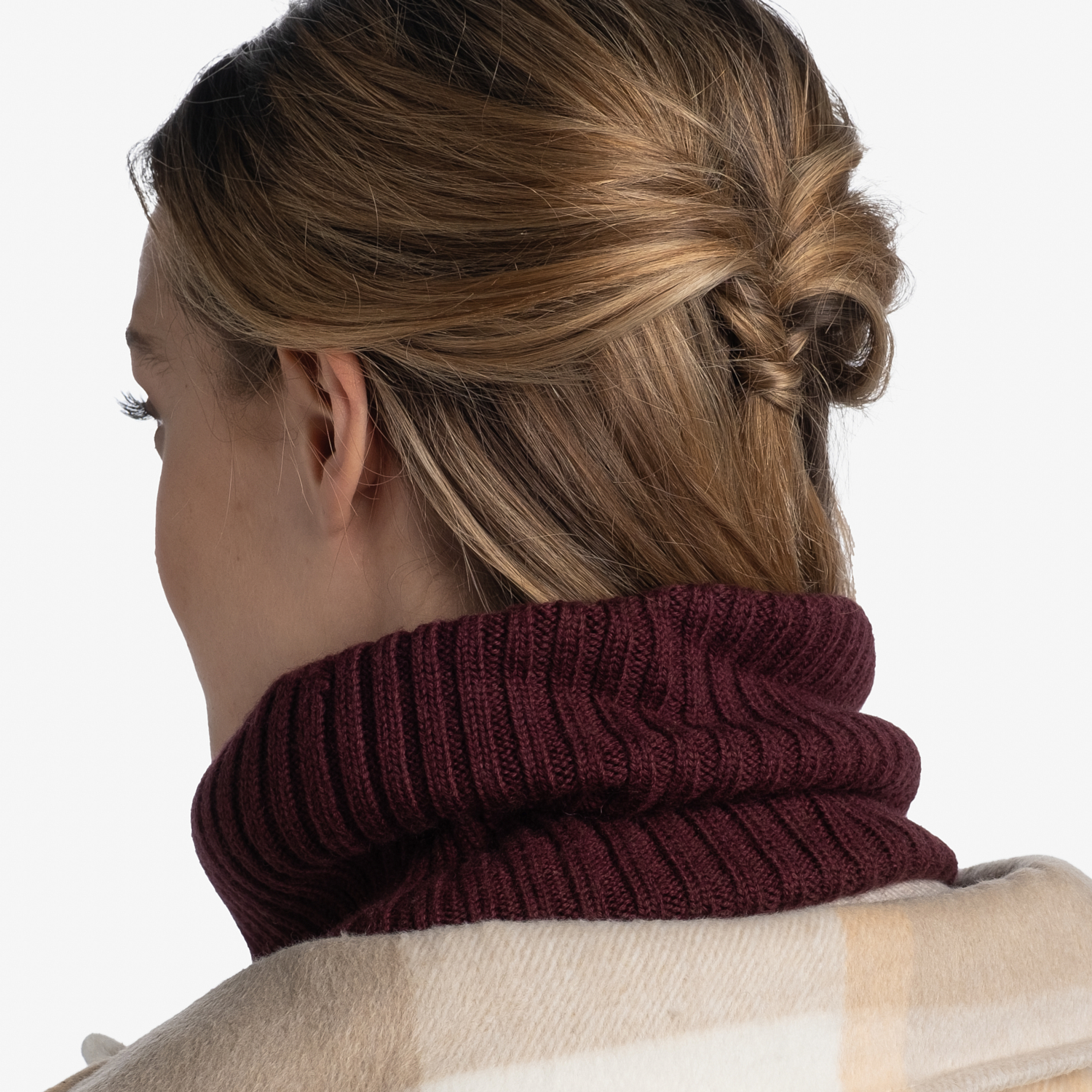 Шарф Buff Knitted Neckwarmer Norval Maroon