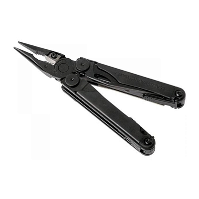 Мультиинструмент Leatherman Wave Plus Black, 18 функций, нейлоновый чехол Черный