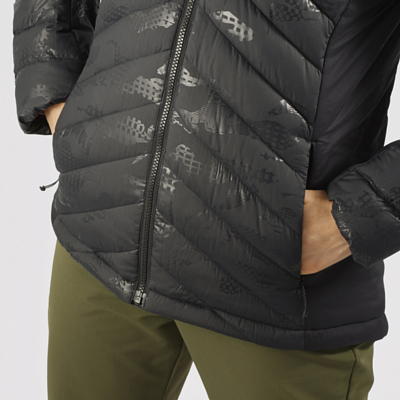 Куртка SALOMON Transition Down Hoodie W Black/Heather