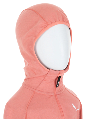 Толстовка детская Salewa Puez Hybrid Hooded Lantana Pink Melange